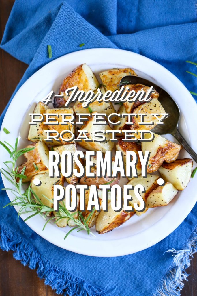 Roasted Rosemary Potatoes. Because dinner doesn't need to be complicated! Keep it simple with the delicious side dish.