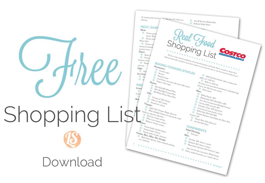 Shopping For Real Food At Costco My Top Picks Printable