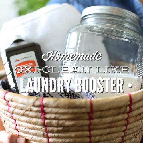 Homemade OxiClean Laundry Booster