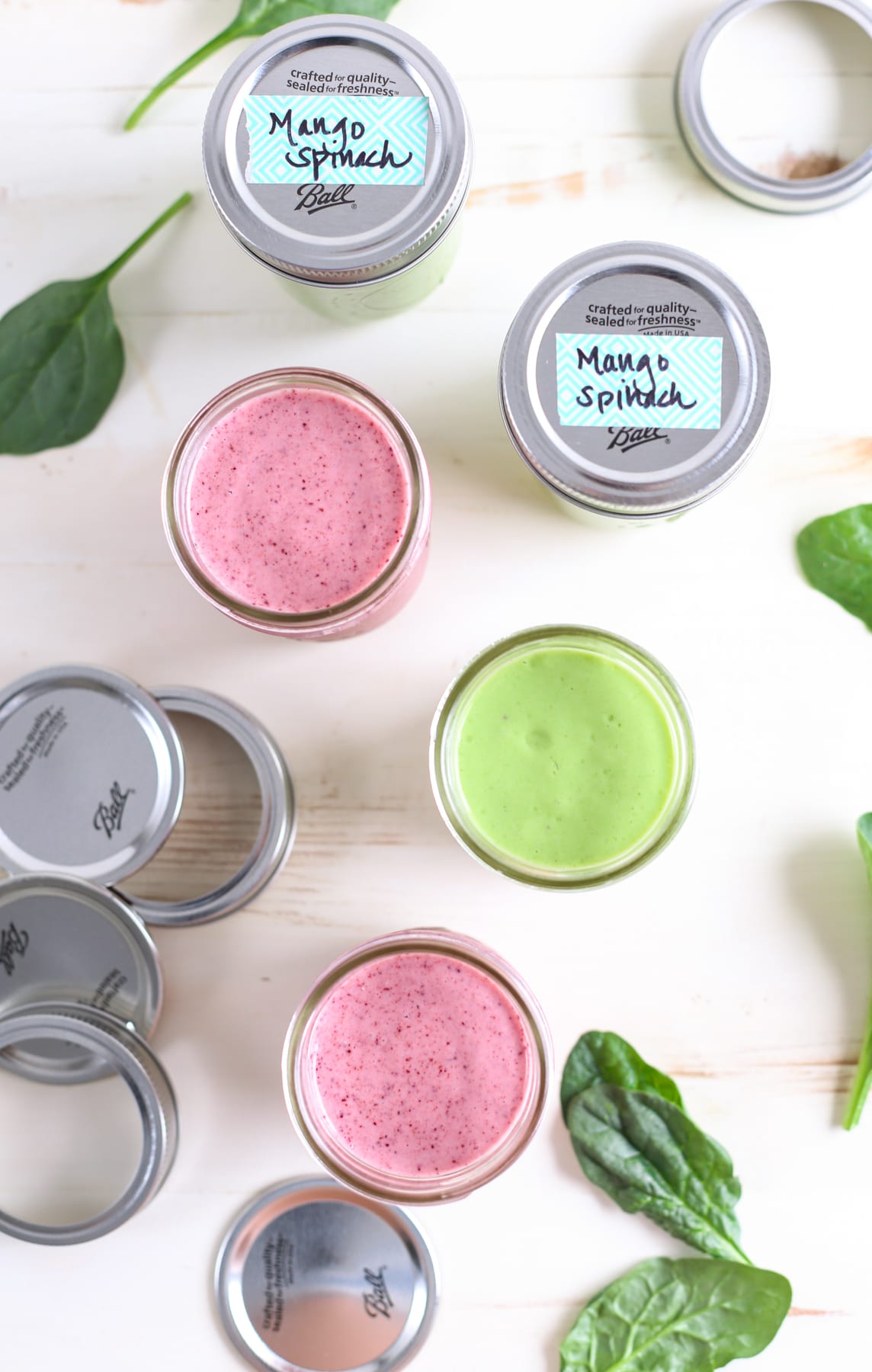 Make Ahead Smoothies (2 Ways) ⋆ 100 Days of Real Food