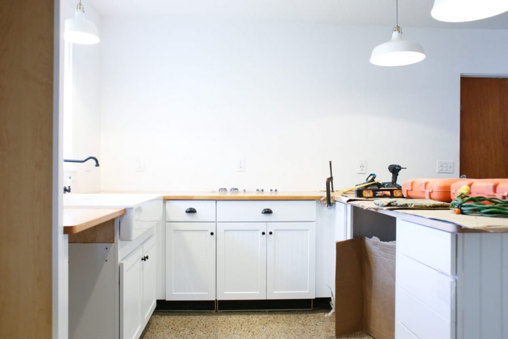 Modern Farm Kitchen Remodel--Includes resources for products. And before and after pictures!