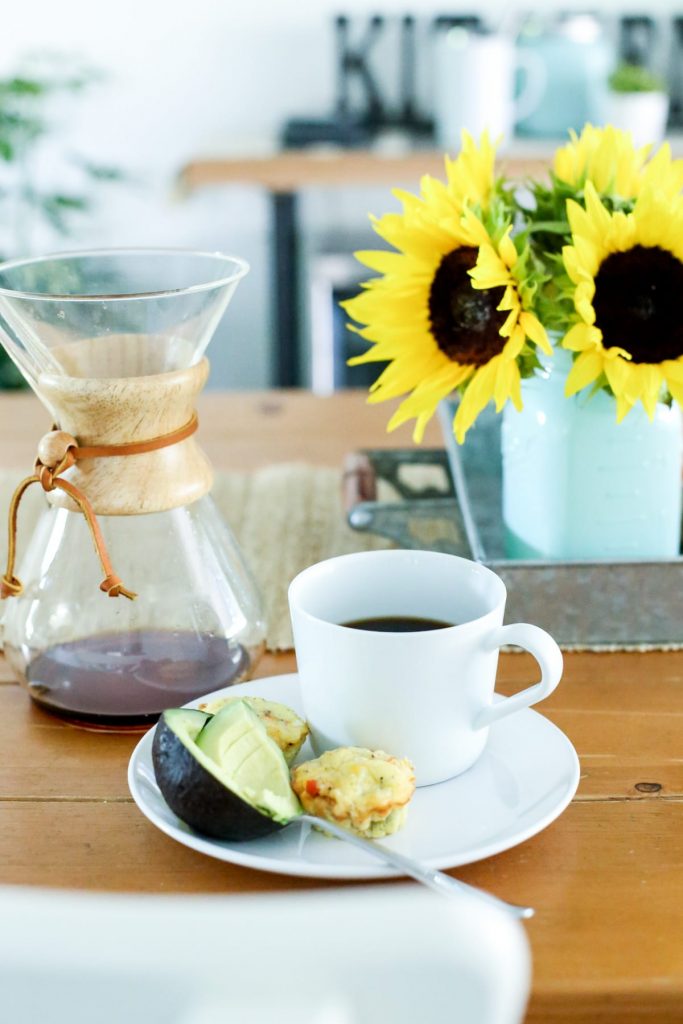 DIY Black Pipe Coffee Bar Station - Live Simply