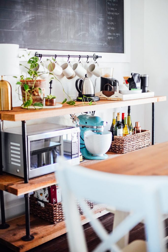 The Perfect Coffee Station with a DIY Coffee Bar Cart - Fresh Mommy Blog