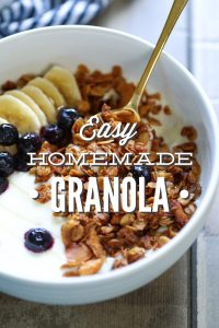 Easy Homemade Granola Recipe
