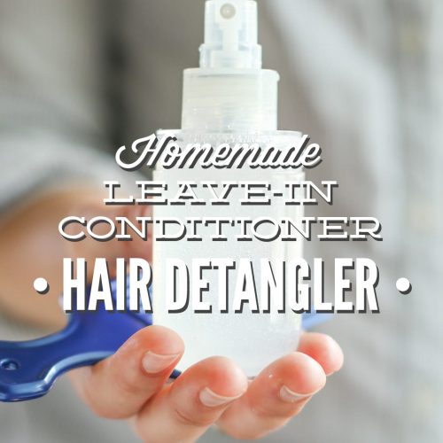 Homemade Leave-In Conditioner Hair Detangler