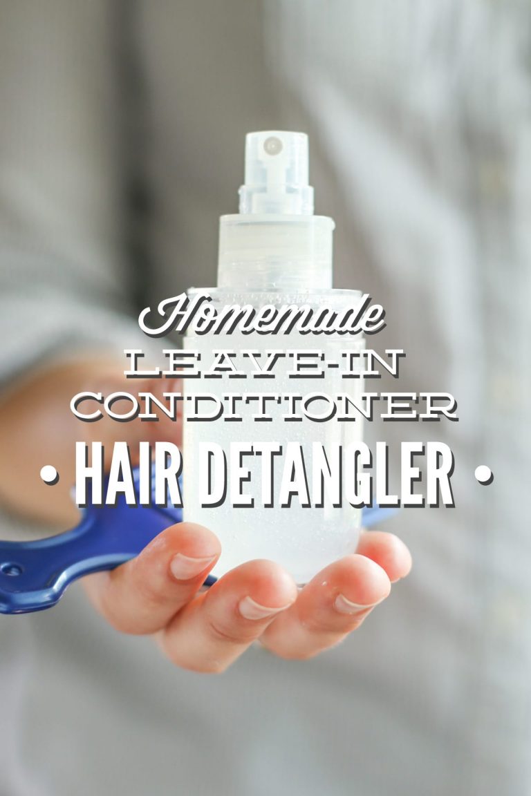 Homemade Leave-In Conditioner Hair Detangler