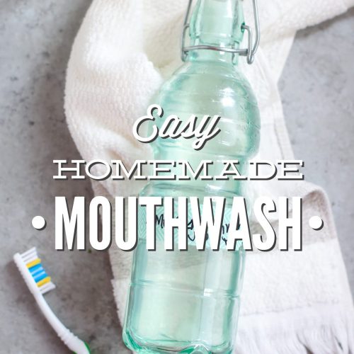 Homemade mouthwash