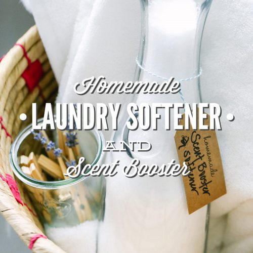 homemade laundry softener and scent booster