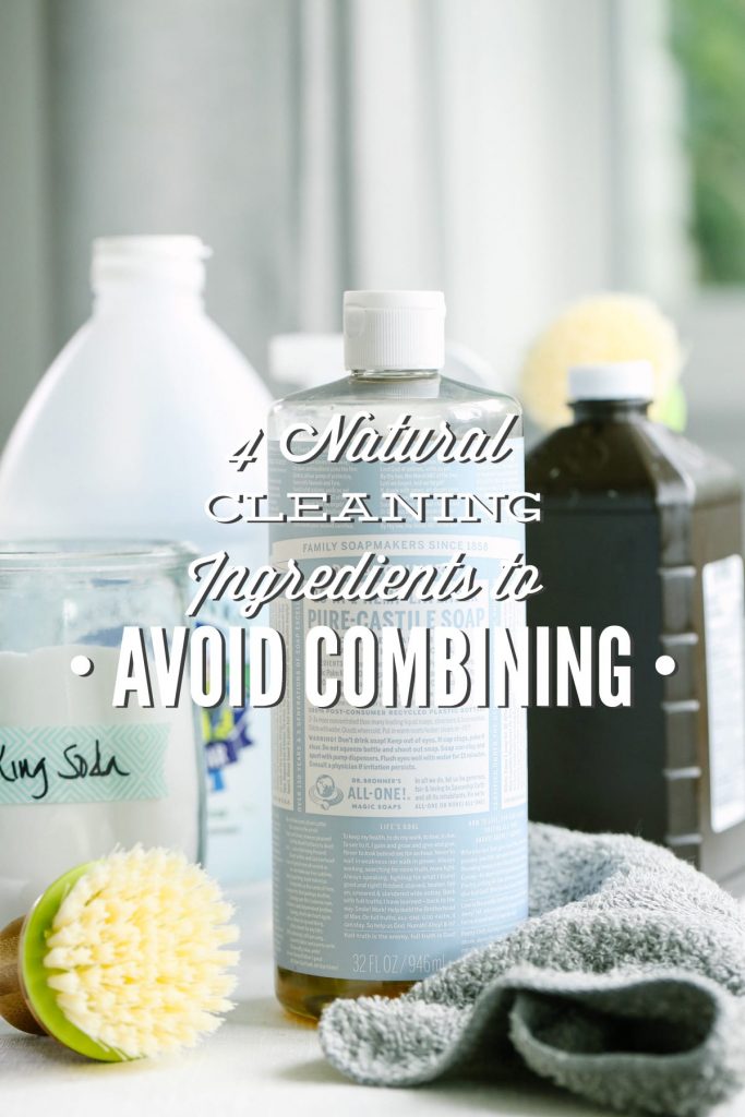 Natural Ingredients to Avoid Combining: Why You Need to Avoid Castile Soap, Vinegar, Baking Soda, and Hydrogen Peroxide!