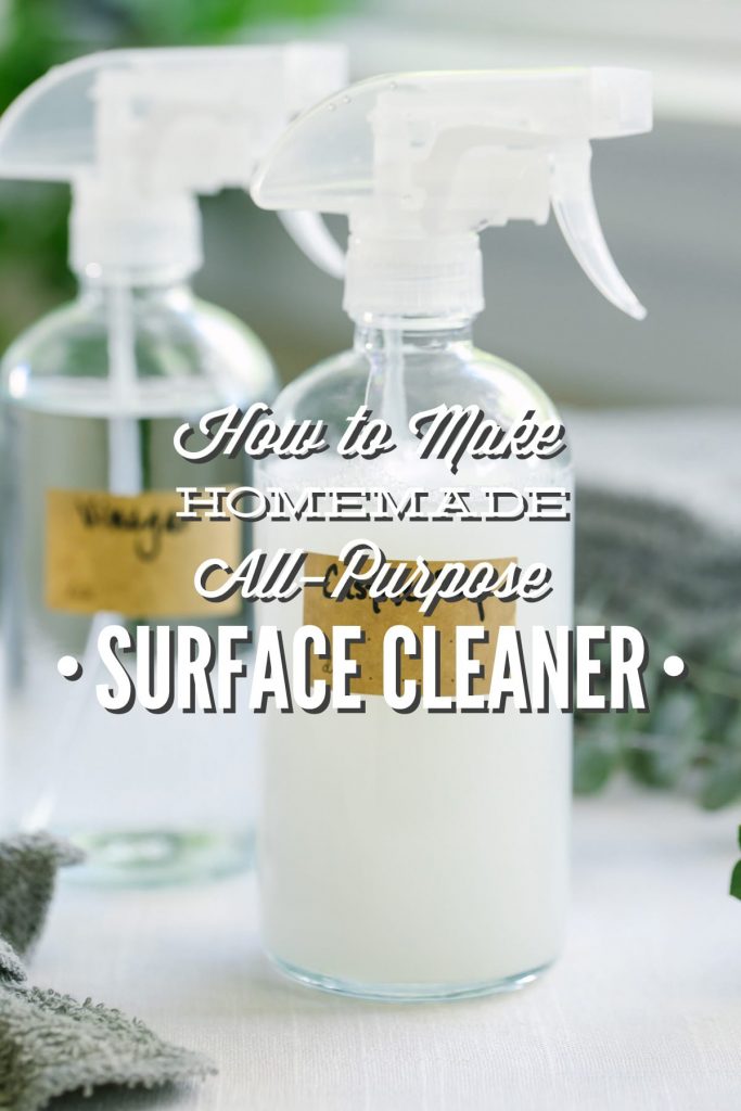 How to Make Homemade All-Purpose Cleaner: 2 Ways. These are so easy, just three ingredients. Plus, they work on just about anything.
