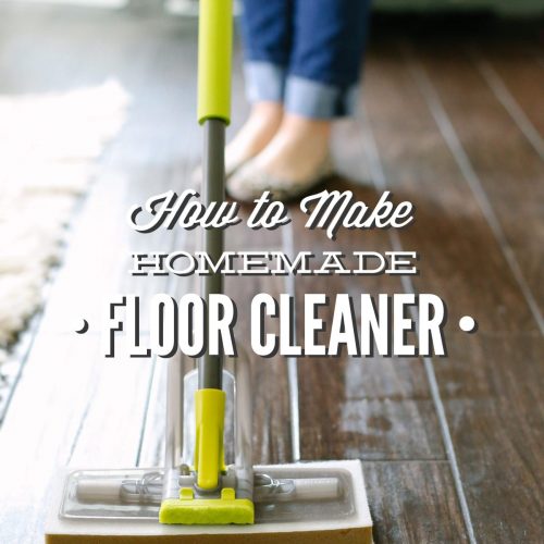 Homemade Floor Cleaner Spray and Mop Solution