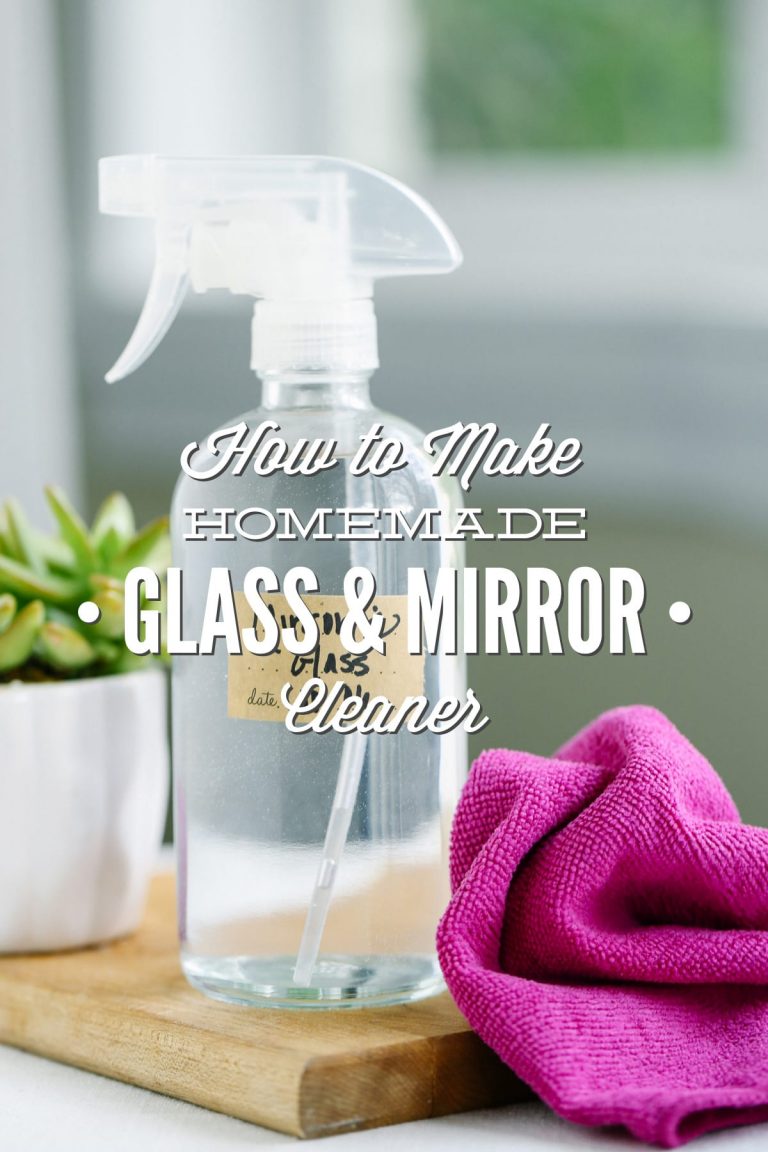 How to Make Homemade Glass and Mirror Cleaner
