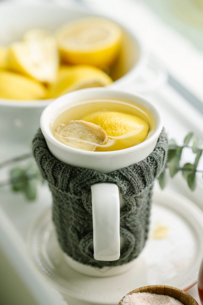 Soothing Honey and Lemon Sore Throat Tea. While this may be labeled sore throat tea, it can also be enjoyed as an immune-loving early morning drink, or as an afternoon pick-me-up. No sore throat required!