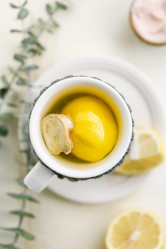 how to make lemon and honey tea for sore throats