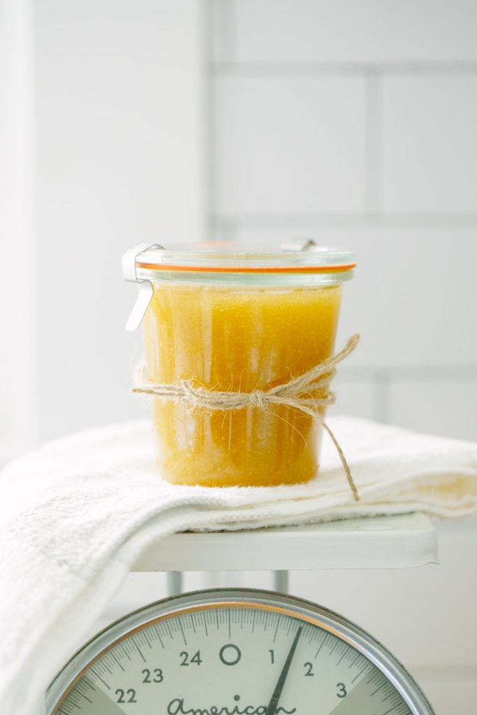 Made with household kitchen ingredients, this scrub is so soothing & nourishing for the skin!