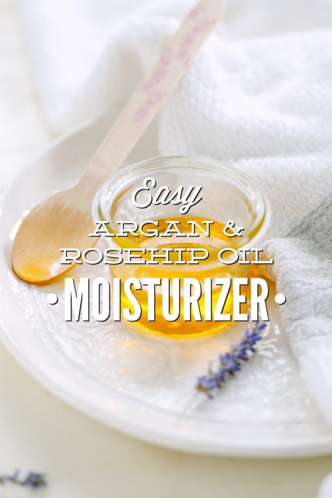 An easy two ingredient moisturizer made with nourishing oils. Plus, options for finding a moisturizer that works for your skin!