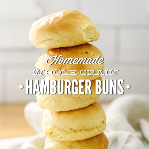 Homemade Whole Grain Hamburger Buns: Made with Einkorn Flour