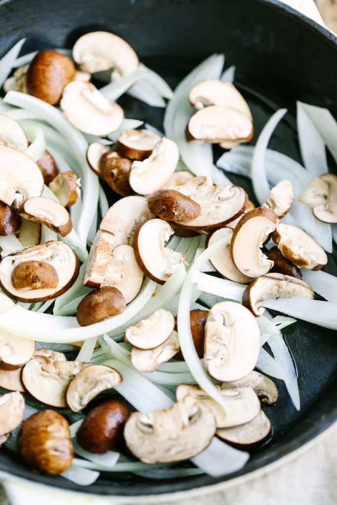 These are served weekly in our home! Real food style burgers with blue cheese, mushrooms, and onions. Soooo good! With a hint of chipotle. My family raves about this meal every single time I make it. So easy, too!