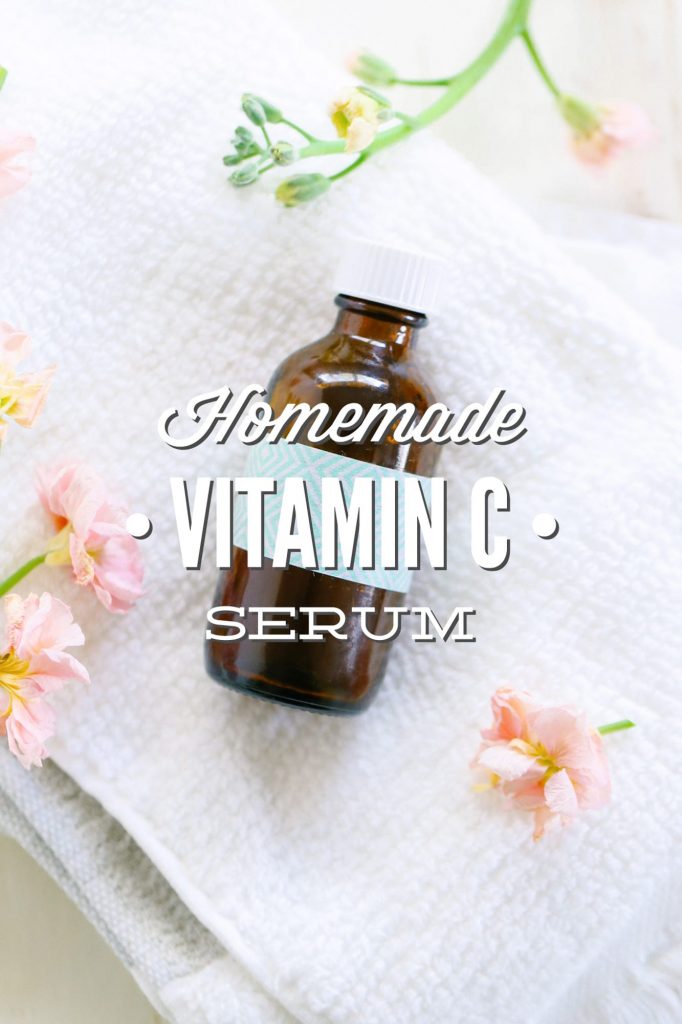 A super simple and affordable homemade vitamin c serum recipe. This recipe works so well! I can't believe the difference it's made on my skin!!