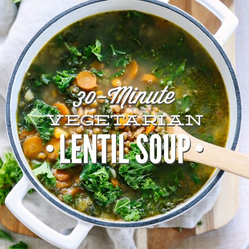 30-Minute Vegetarian Lentil Soup