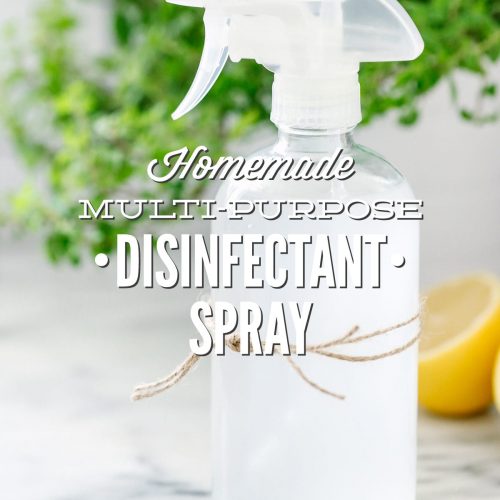 Homemade Multi-Purpose Disinfectant Spray