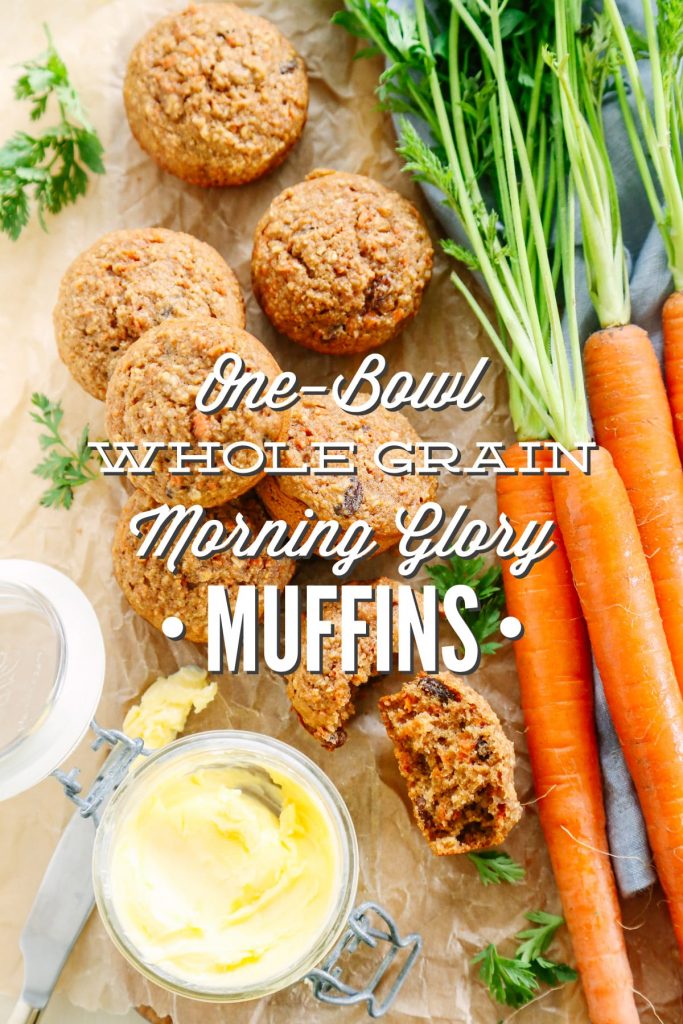 Love these! Morning glory muffins that call for 100% real food, nutrient-rich ingredients (but nothing fancy or expensive). My kids love these, too! Total breakfast win!