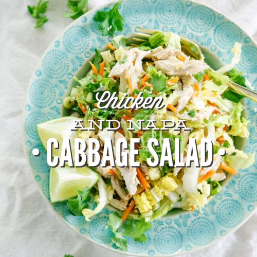Chicken and Napa Cabbage Salad