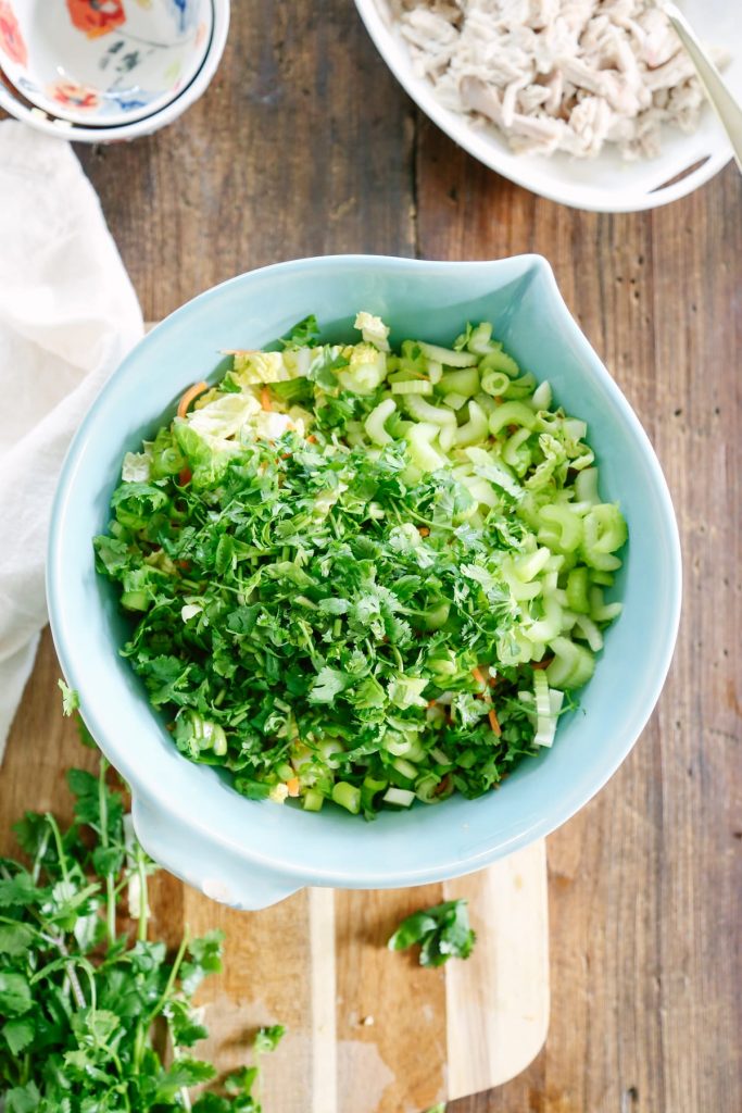 This salad is so good and refreshing, plus it can be prepped ahead of time. 100% real food ingredients. Make this for lunch this week, or as a simple dinner.