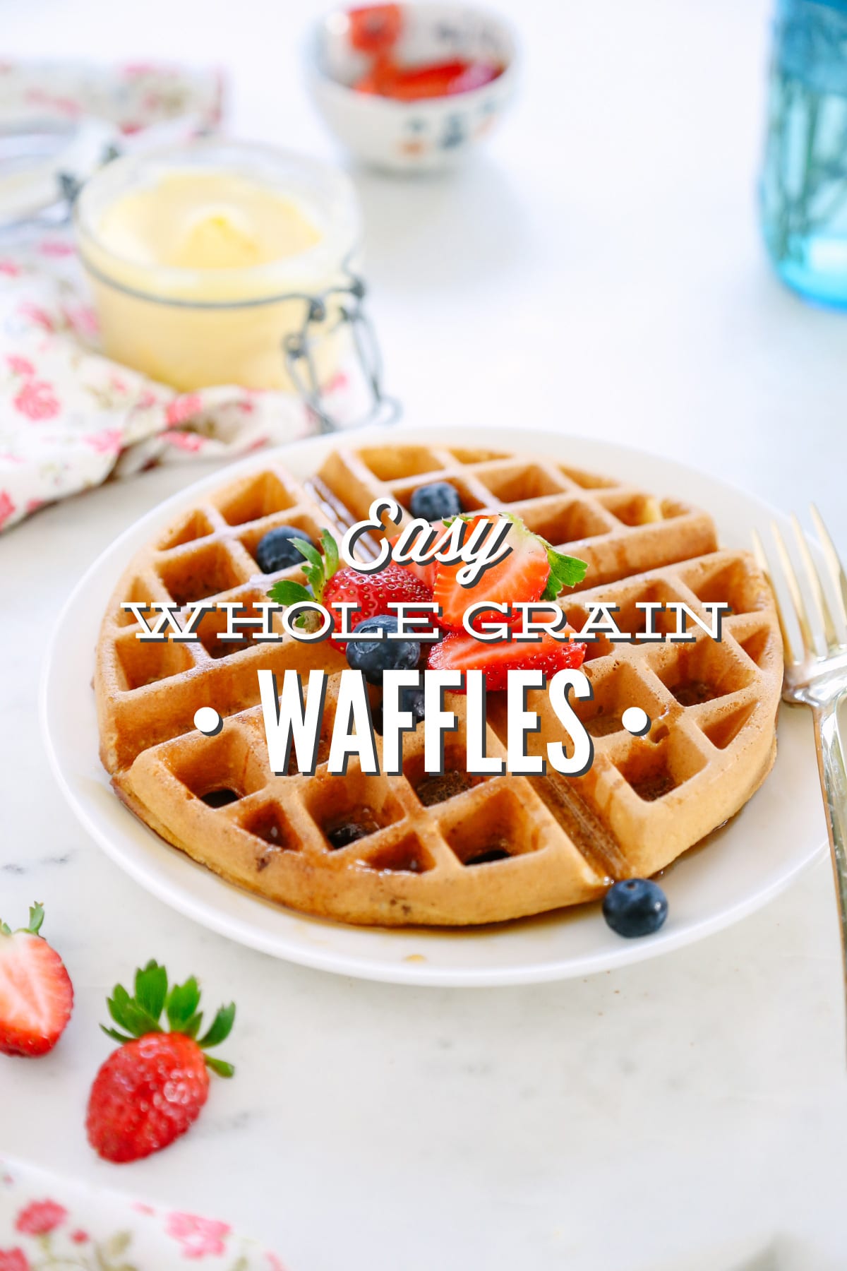 Easy Whole Grain Waffles