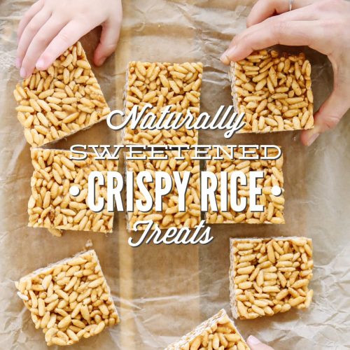 Naturally-Sweetened Crispy Rice Treats