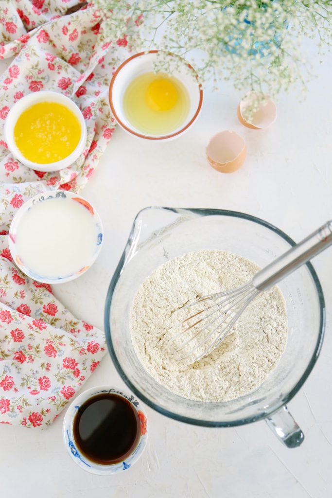 Easy Whole Grain Waffles. Skip the Eggo box and whip up a double batch of these delicious, healthy waffles for crazy school day breakfasts!