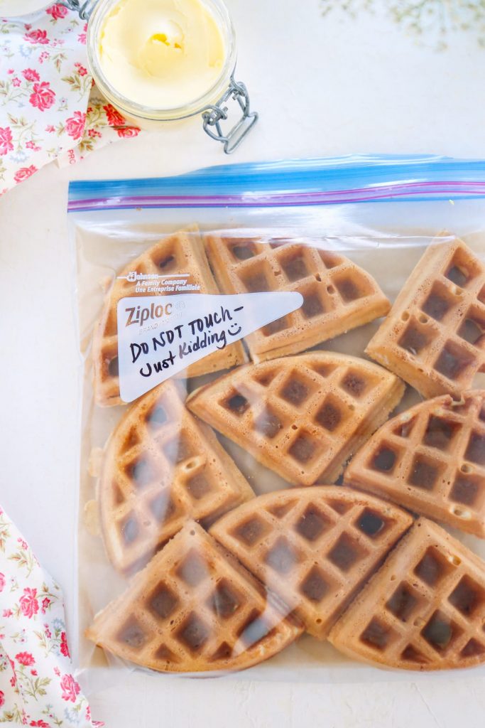 Easy Whole Grain Waffles. Skip the Eggo box and whip up a double batch of these delicious, healthy waffles for crazy school day breakfasts!