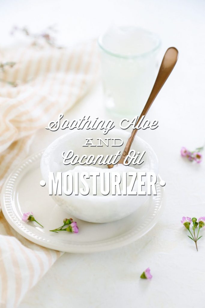 Trust me, you need to make this Soothing Aloe and Coconut Oil Moisturizer and use it after shaving or enjoying time in the sun.