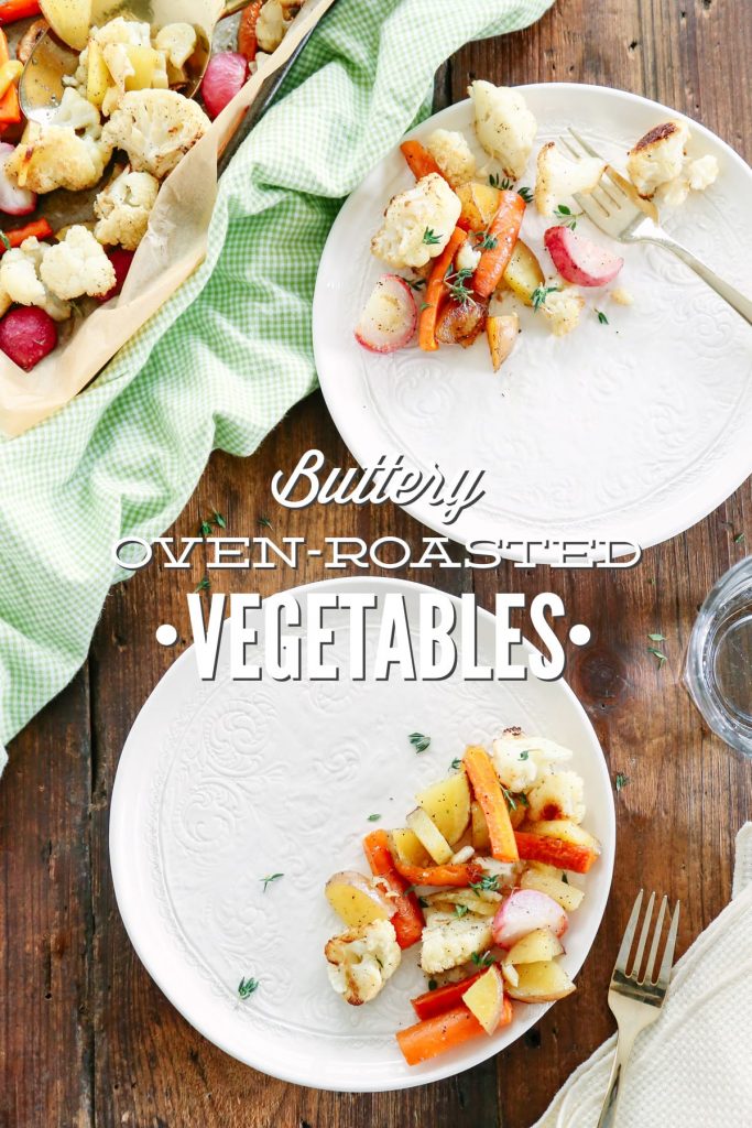 There's nothing more delicious than Buttery Oven-Roasted Vegetables. Using my tried and true veggie roasting tips, you'll always have a perfect and easy side dish for any meal.