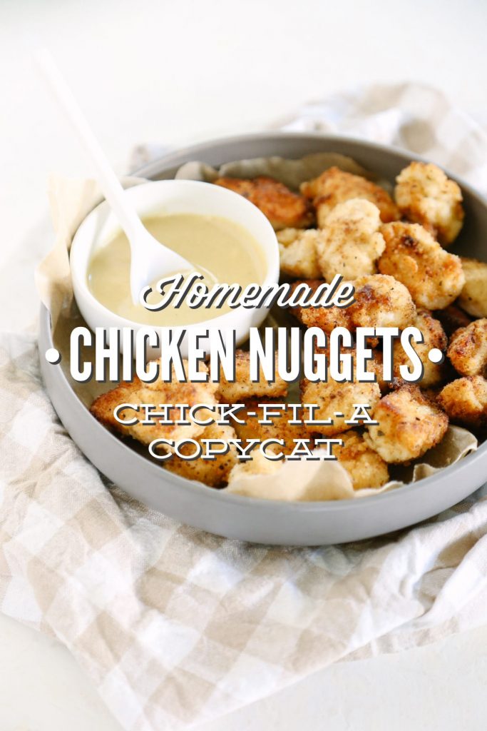 You will definitely want to 'Eat Mor Chikin' when you taste these delicious homemade chicken nuggets Chick-Fil-A copycat nuggets!