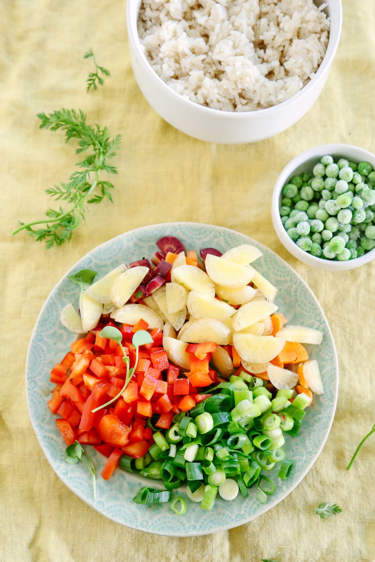 15-Minute Vegetarian Fried Rice (with meat-lover options) - Live Simply