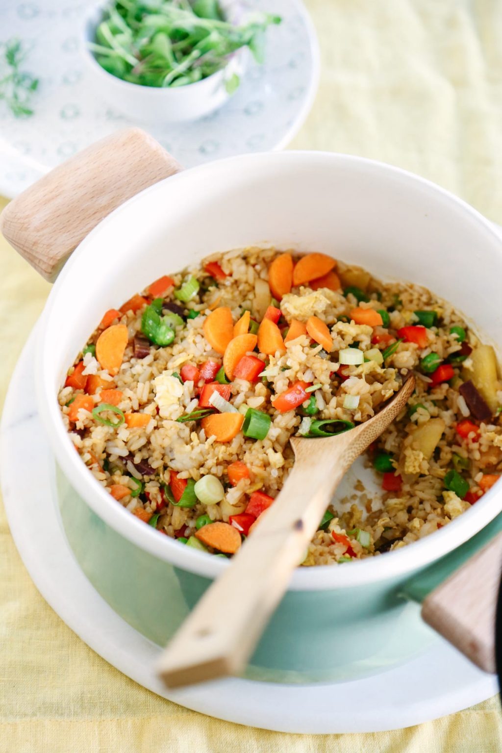 15-Minute Vegetarian Fried Rice (with meat-lover options) - Live Simply
