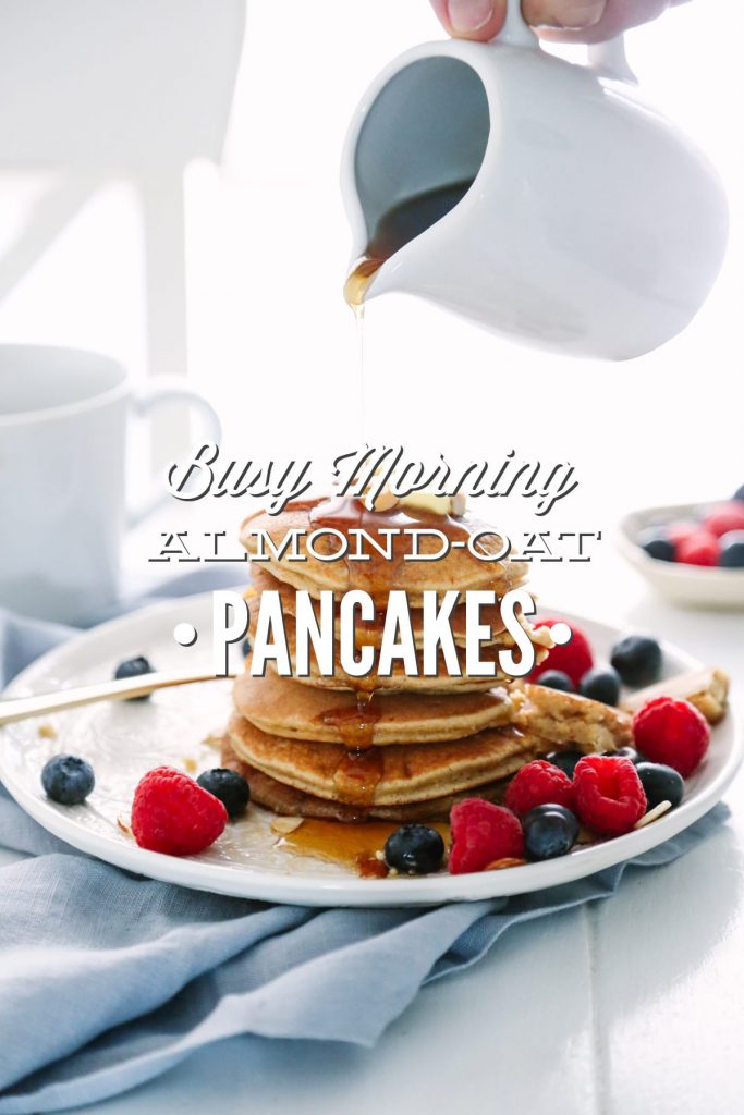 These are so easy (10-15 minutes from start to finish), and they freeze very well. I make a large batch of these pancakes, place them in the freezer, and then reheat them on busy mornings. Packed full of healthy ingredients, and my family loves them! Big win in our house.