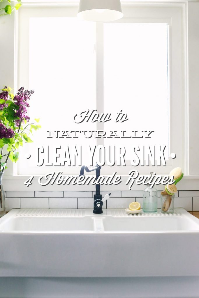 Such easy recipes made with household ingredients. So many great ideas for cleaning a sink without nasty ingredients or products. Love this guide.