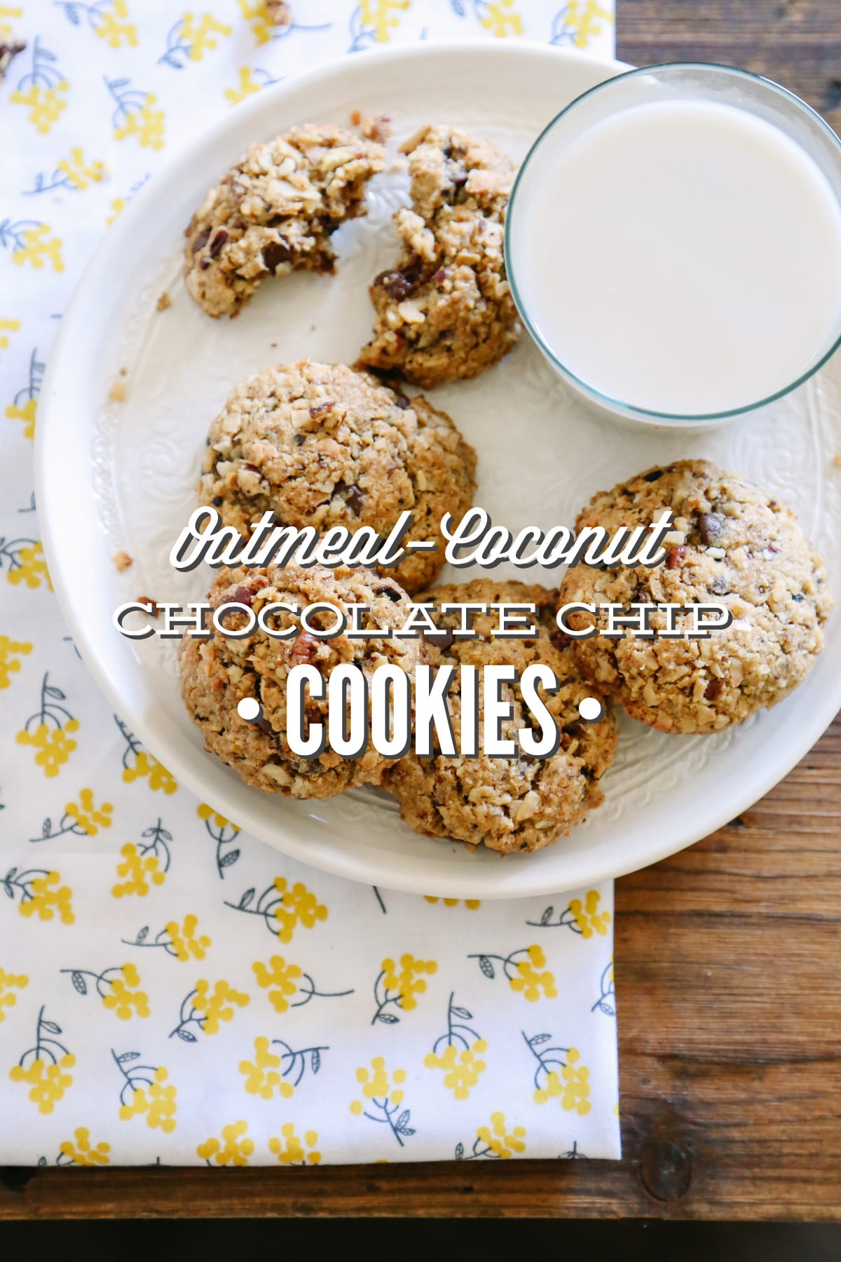 Oatmeal-Coconut Chocolate Chip Cookies