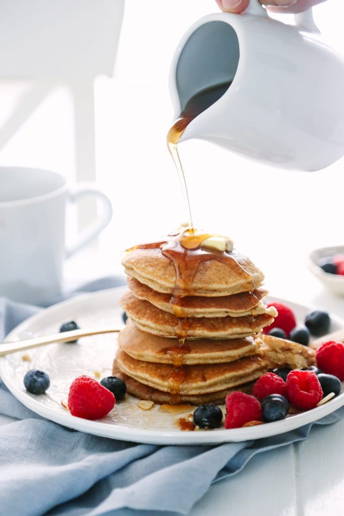 Busy Morning Almond and Oat Pancakes: A Quick and Easy Blender and Freezer-Friendly Pancake Recipe