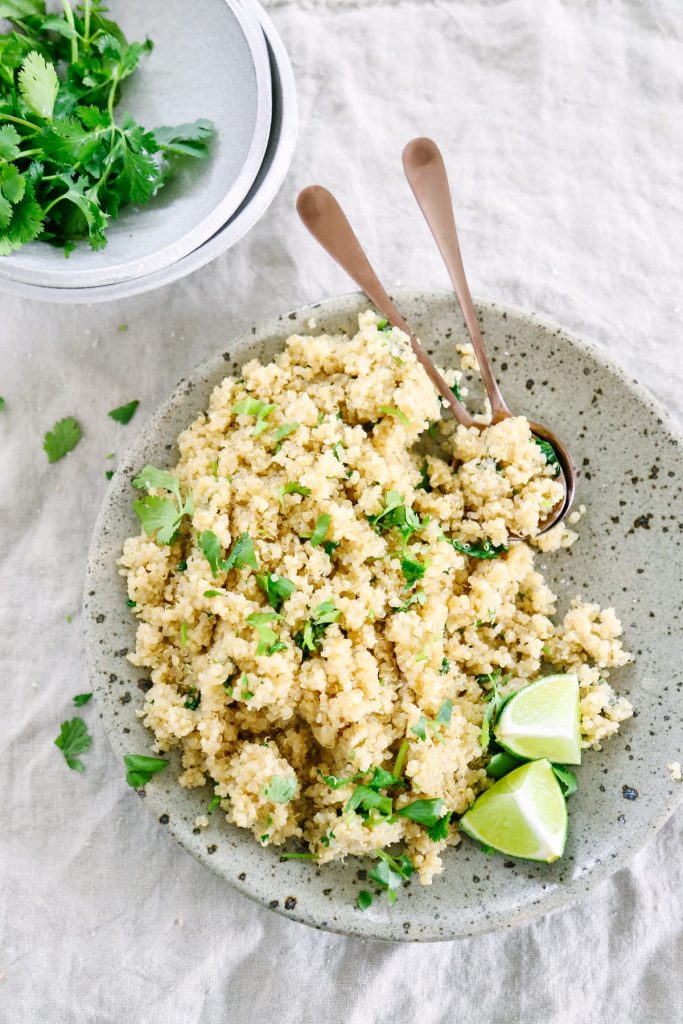 I didn't like quinoa until I tried this recipe. Soooo good, and soooo easy! Such simple ingredients come together to make such a fresh and versatile dish.