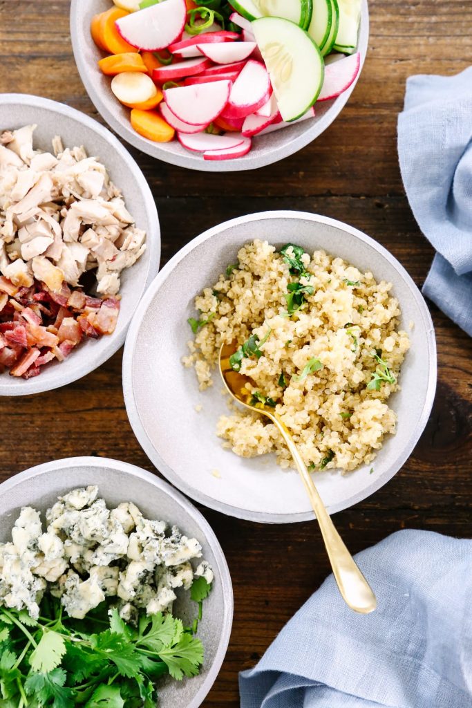 Quinoa Cobb Salad Shaker