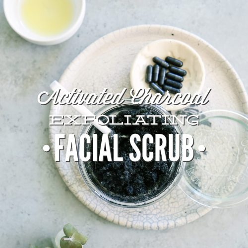 Activated Charcoal Exfoliating Facial Scrub
