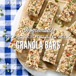 Homemade No-Bake Trail Mix Granola Bars