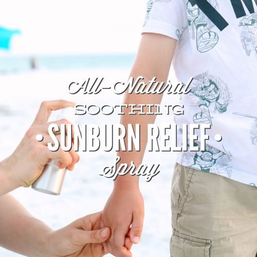 All-Natural Soothing Sunburn Relief Spray - Live Simply