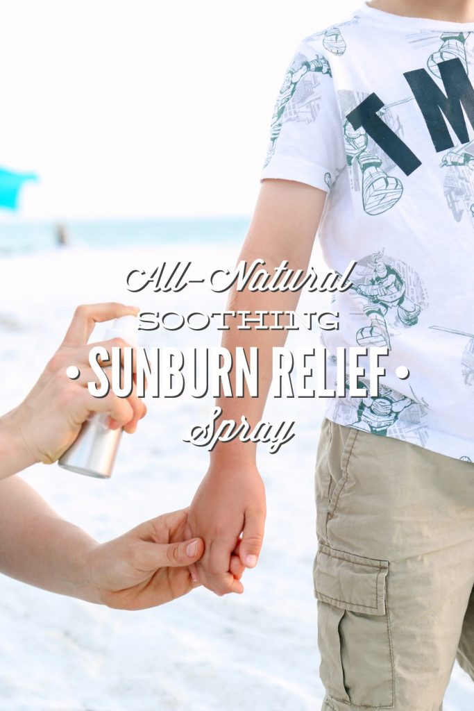 All-Natural Soothing Sunburn Relief Spray - Live Simply