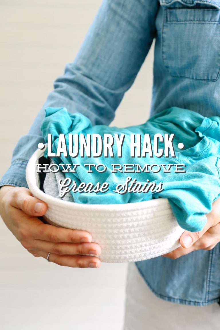 Laundry Hack How to Remove Grease Stains