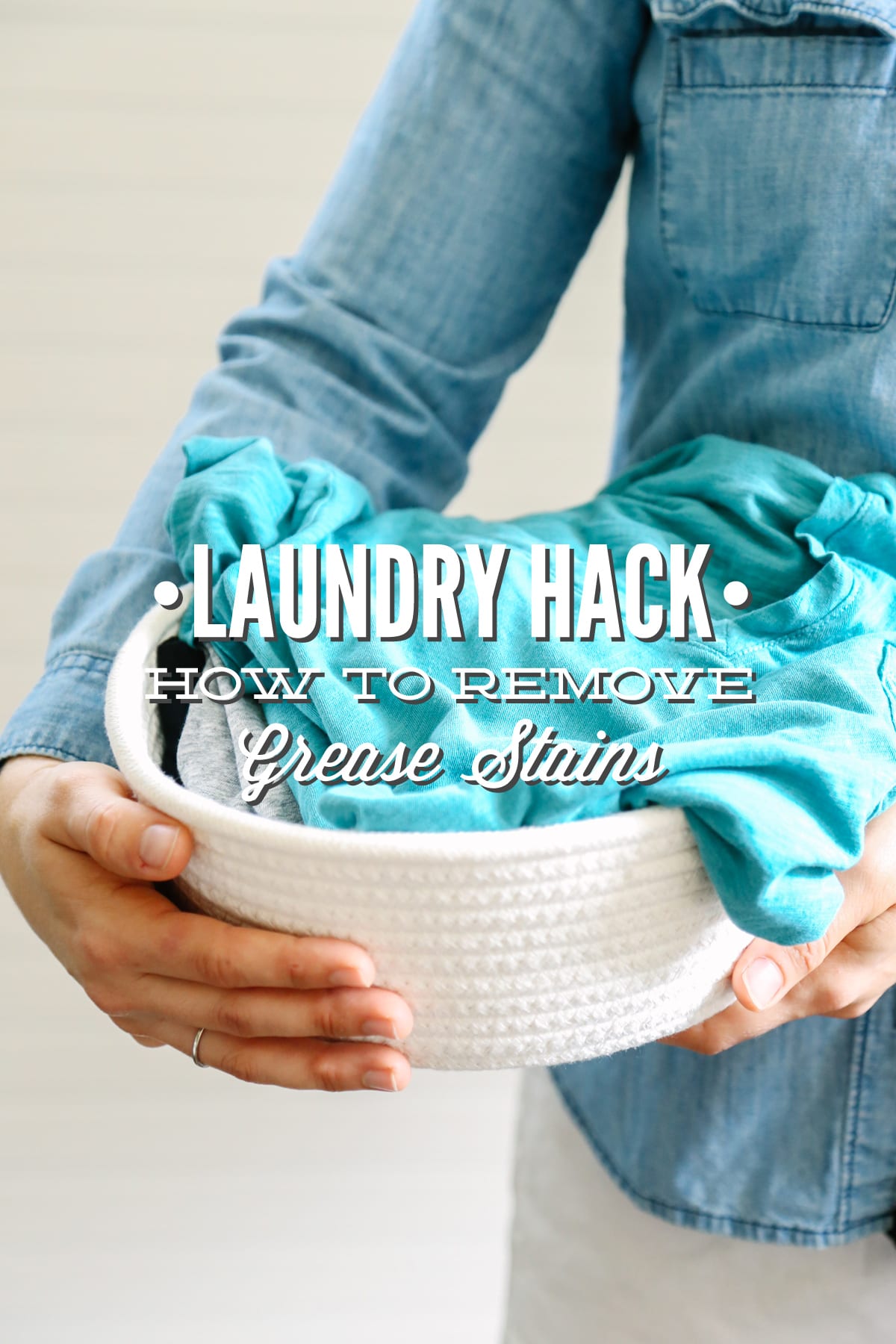 Laundry Hack: How to Remove Grease Stains