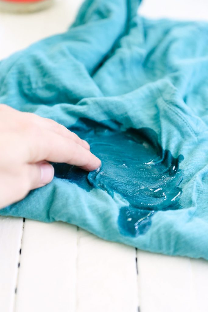 So easy! This trick always gets those stubborn grease stains out of my clothes.